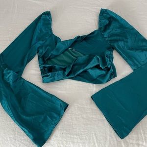Revolve satin top